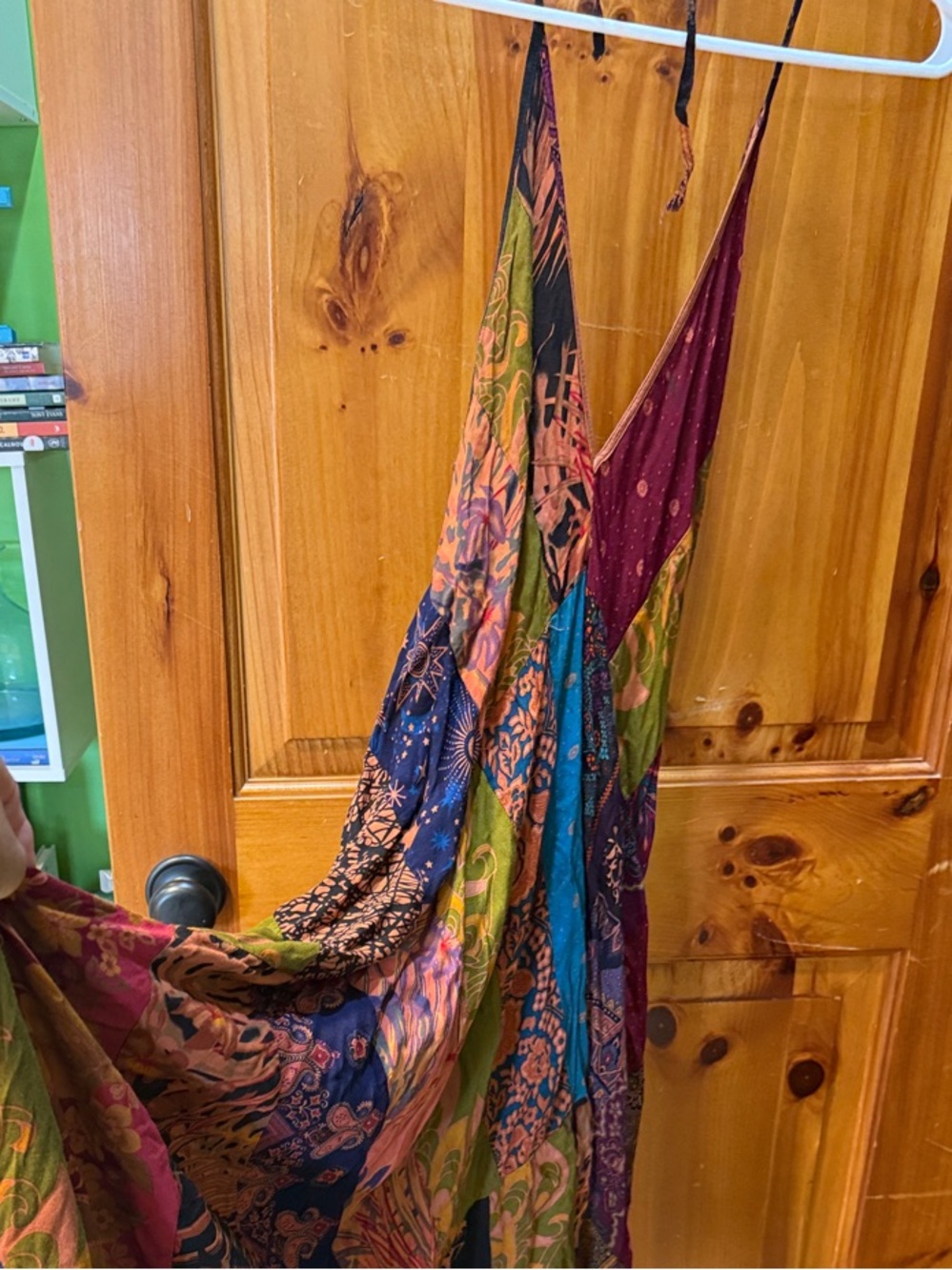 Authentic KANTHA, Rising International Multicolor Boho Womens, Dress, OSFM, NEW